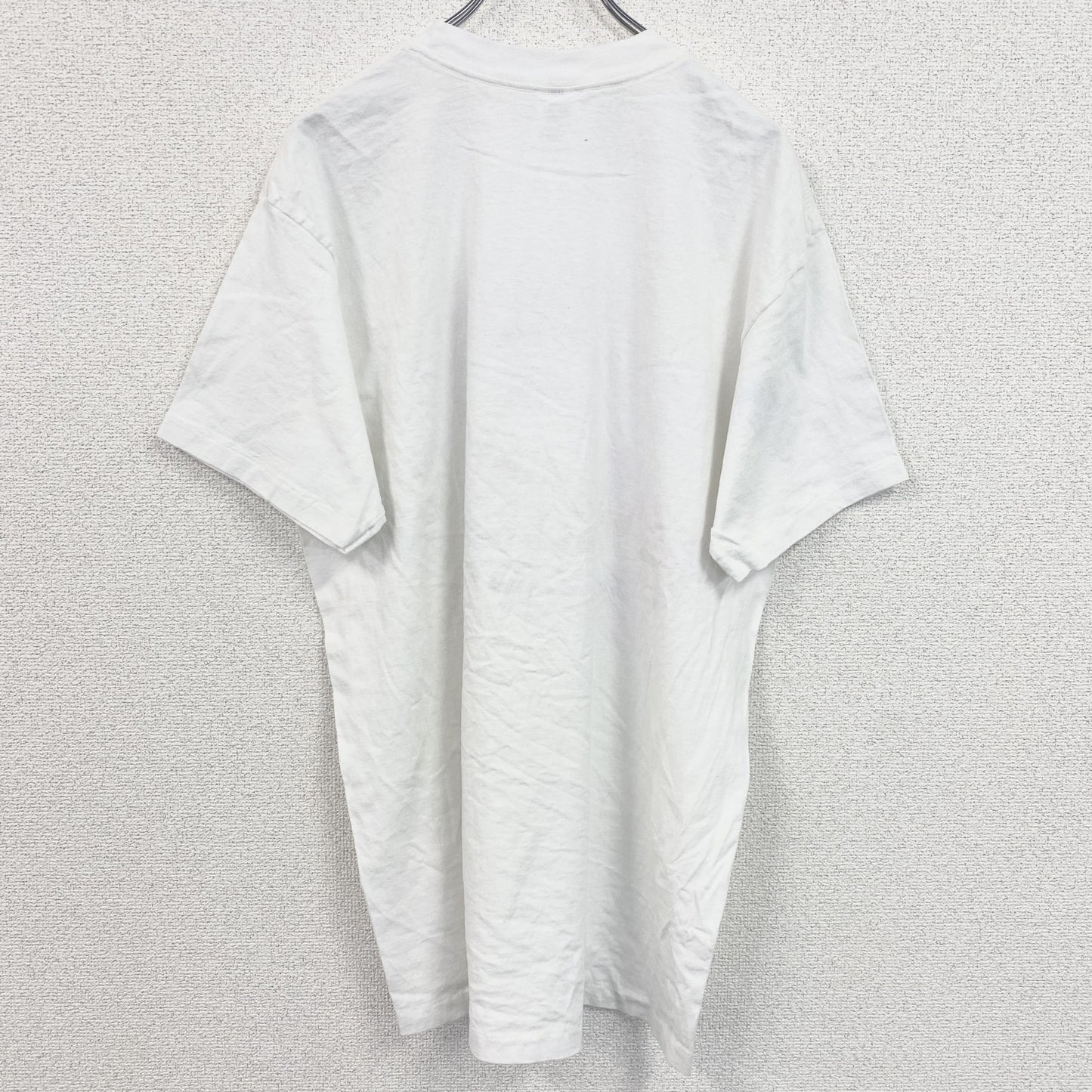 古着 used　Anvil　アンビル　半袖プリントTシャツ　ヴィンテージ　クルーネック　シングルステッチ　白　XLサイズ
