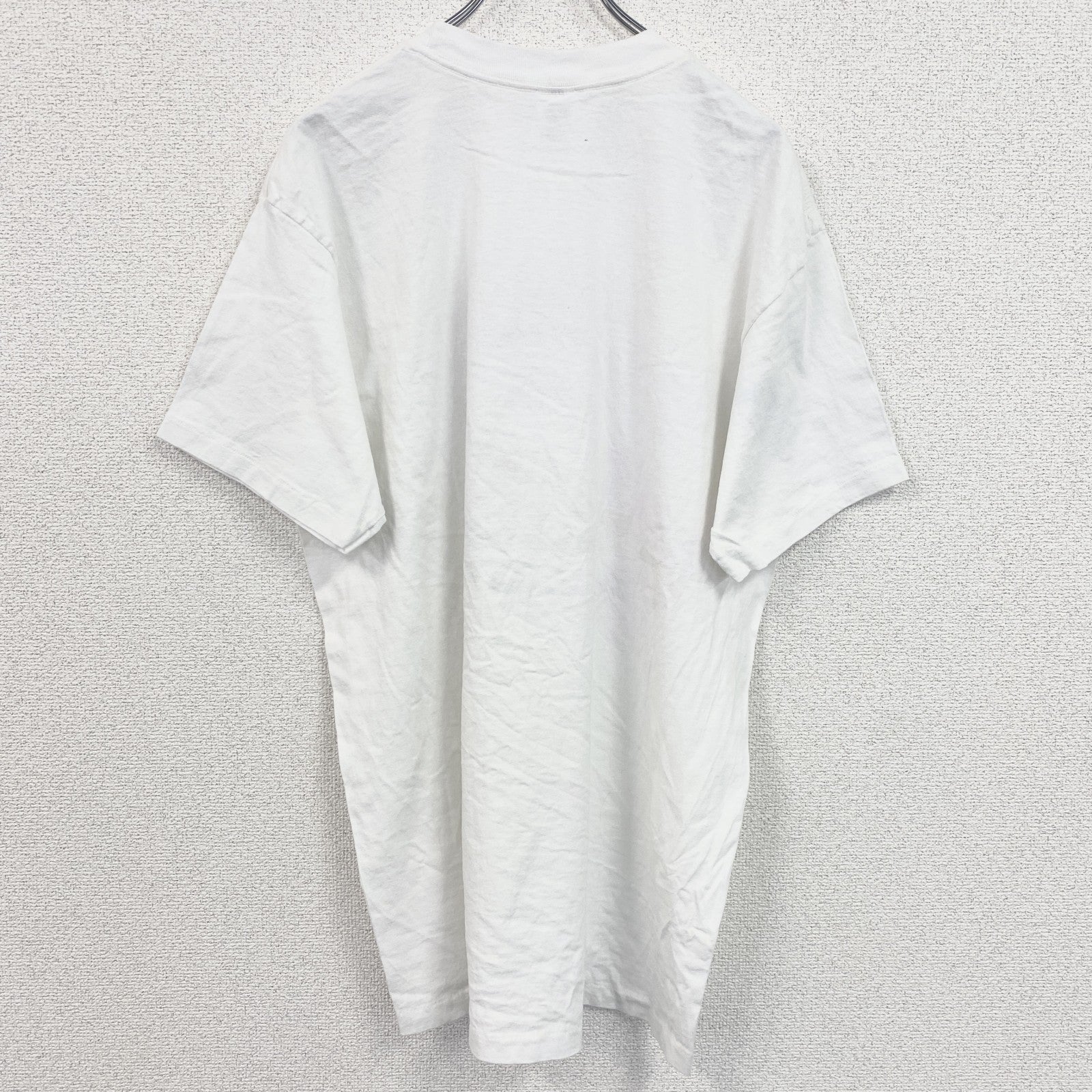 古着 used　Anvil　アンビル　半袖プリントTシャツ　ヴィンテージ　クルーネック　シングルステッチ　白　XLサイズ