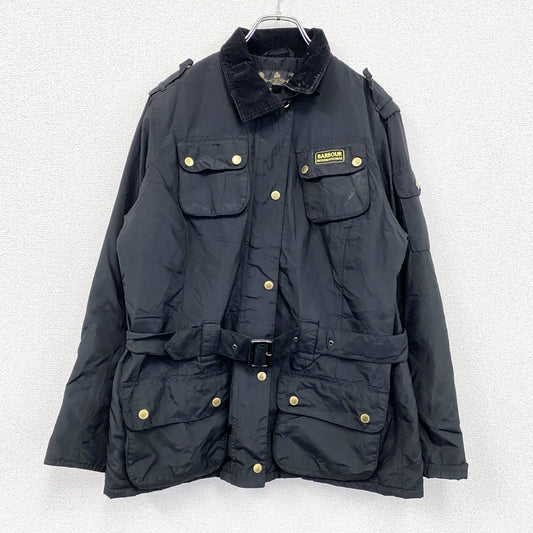 Barbour　バブアー　Metallic International　インターナショナル　ナイロンブルゾン　中綿入り　黒　ブラック