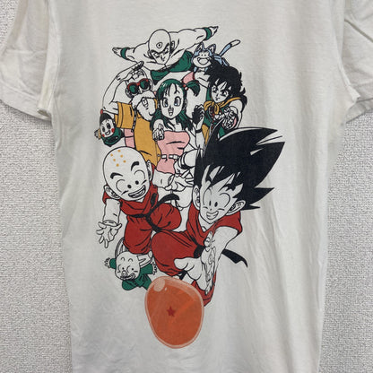 古着 used　DORAGONBALL ドラゴンボール　半袖オリジナルアニメプリントTシャツ　白　レトロ　クルーネック　Sサイズ