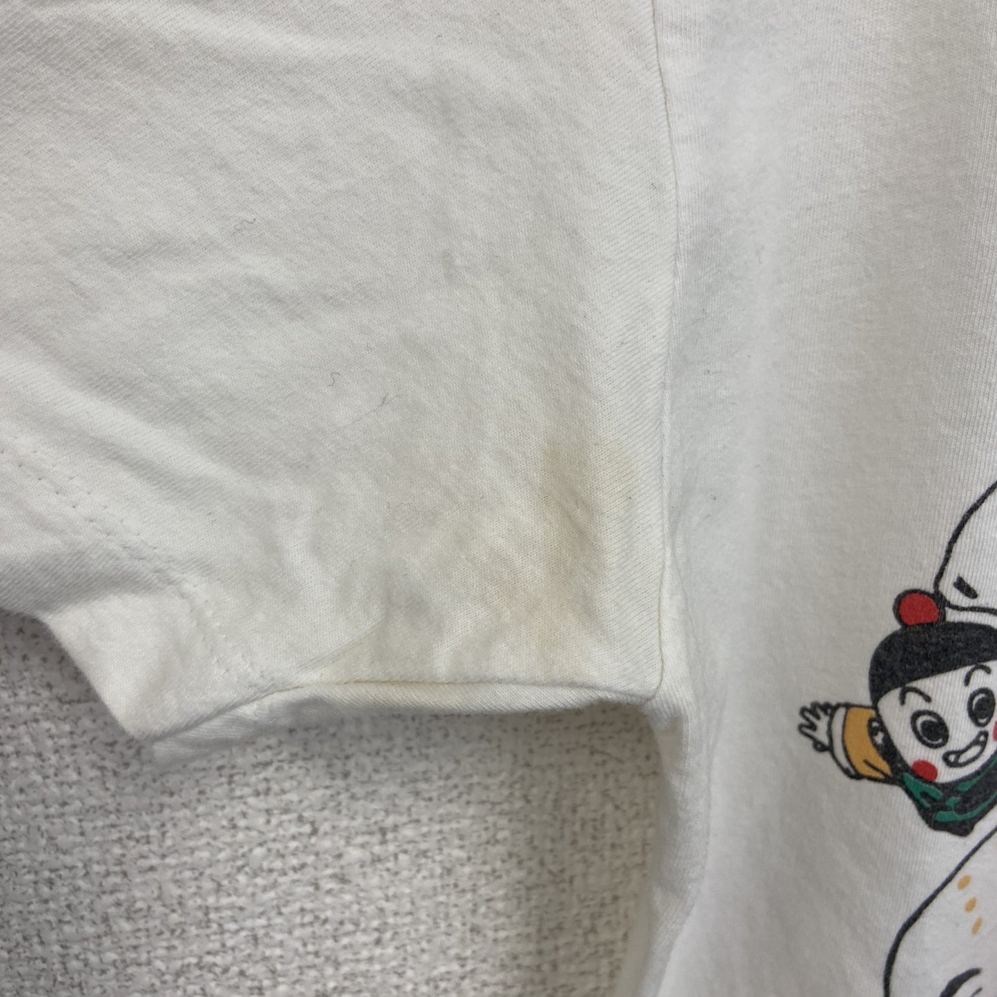 古着 used　DORAGONBALL ドラゴンボール　半袖オリジナルアニメプリントTシャツ　白　レトロ　クルーネック　Sサイズ