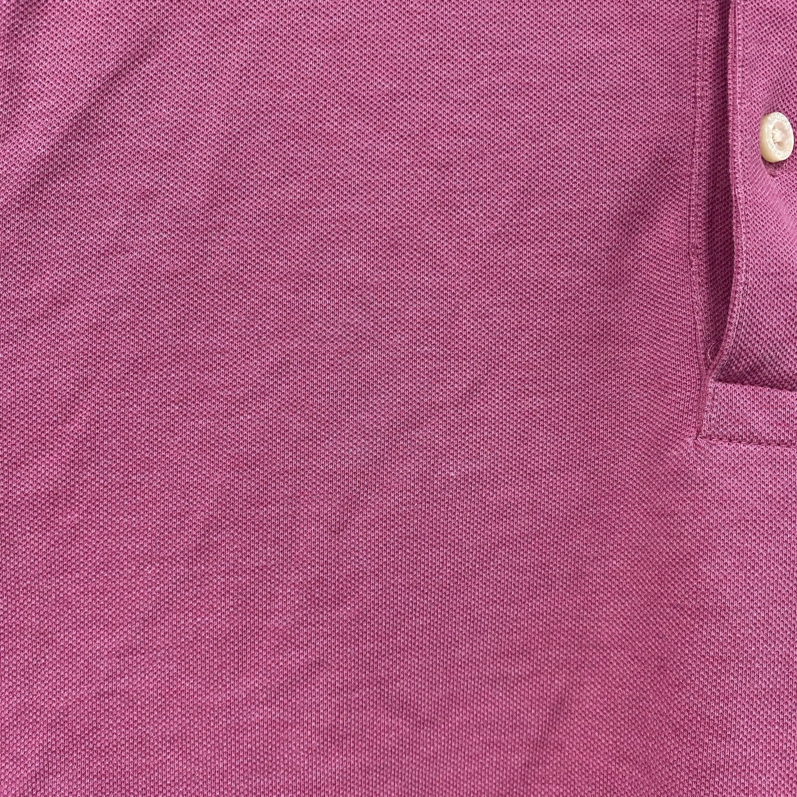 Brooks Brothers　ブルックスブラザーズ　半袖ポロシャツ　ロゴ刺繡　ピンク　Mサイズ