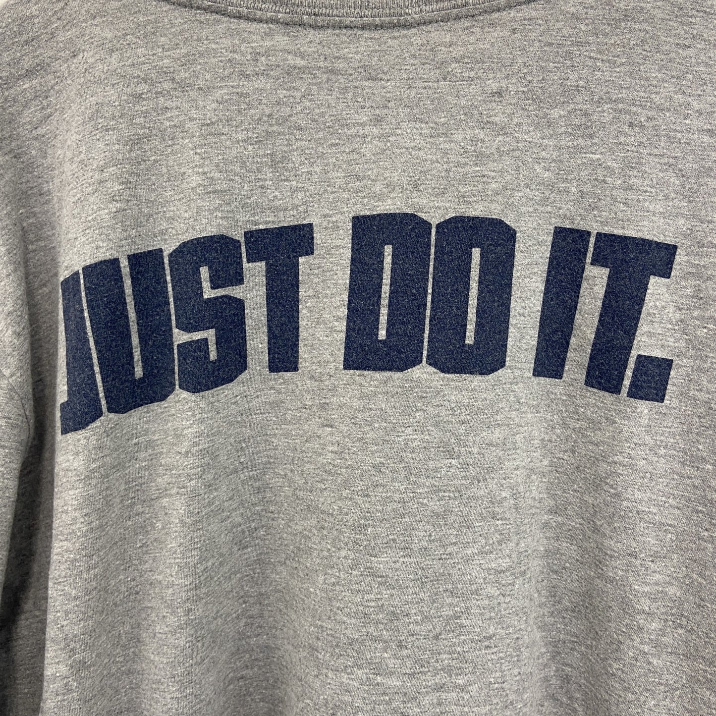 NIKE ナイキ　半袖プリントTシャツ　バスケットボール　スウッシュロゴ　グレー　クルーネック　XLサイズ