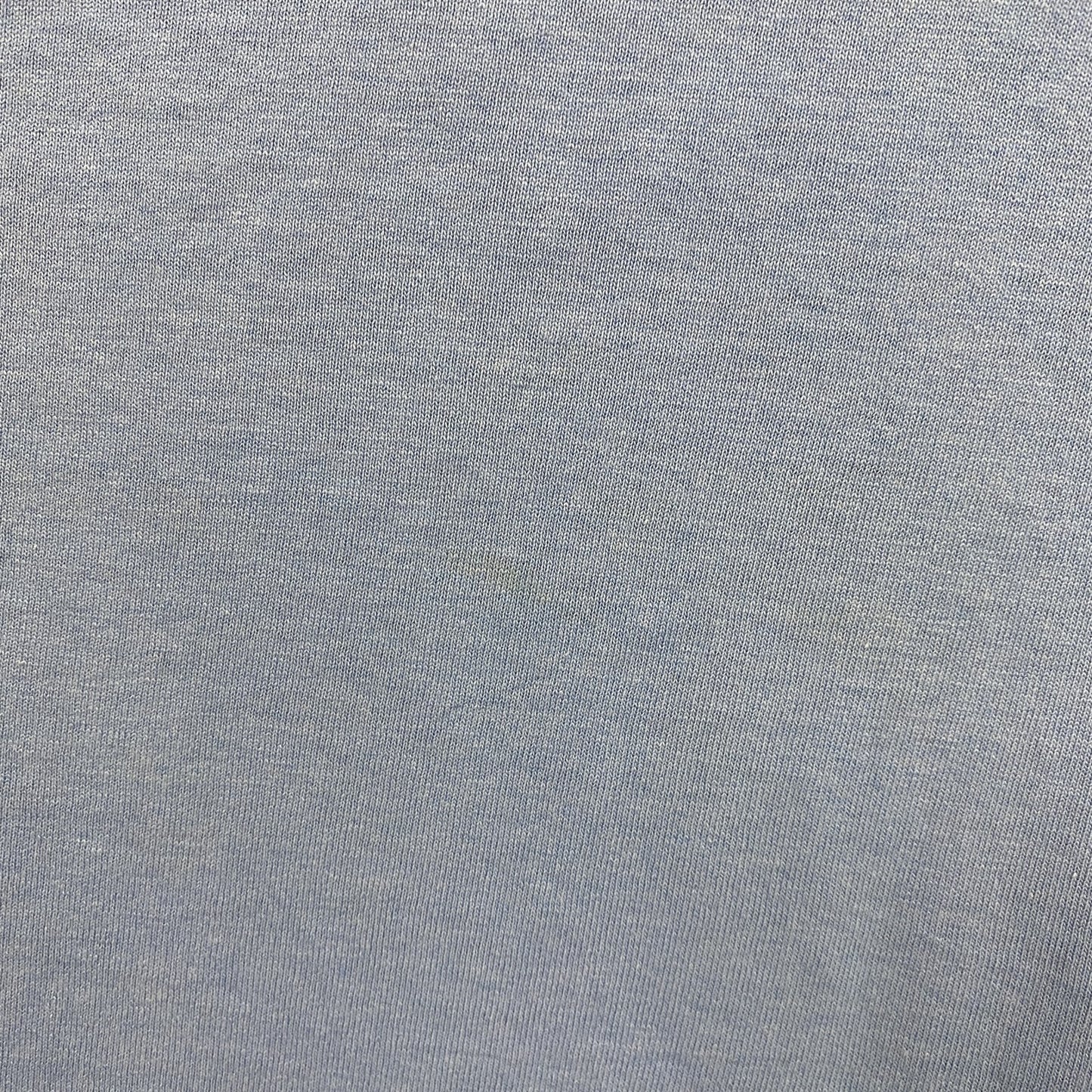 古着 used　90s　半袖プリントTシャツ　ヴィンテージ　シングルステッチ　花柄　水色　クルーネック　レトロ　Lサイズ