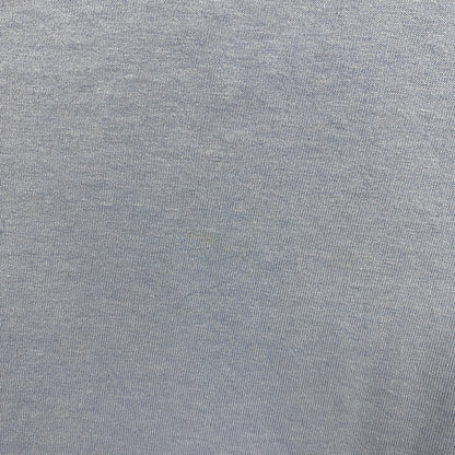 古着 used　90s　半袖プリントTシャツ　ヴィンテージ　シングルステッチ　花柄　水色　クルーネック　レトロ　Lサイズ