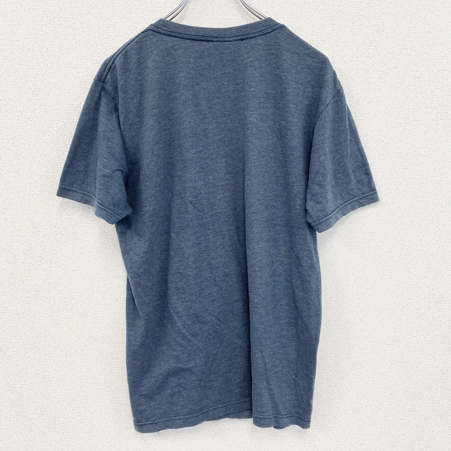 古着 used　半袖プリントTシャツ　スーパーマン　ディーシーコミックス　クルーネック　レトロデザイン　灰色　ダークグレー