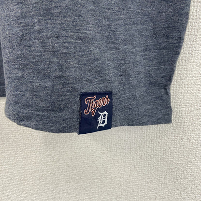 古着 used　NIKE ナイキ　半袖プリントTシャツ　DRI-FIT　スウッシュロゴ　グレー　クルーネック　カジュアル　Lサイズ