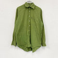 Aquascutum　アクアスキュータム　長袖シャツ　緑　グリーン　Mサイズ