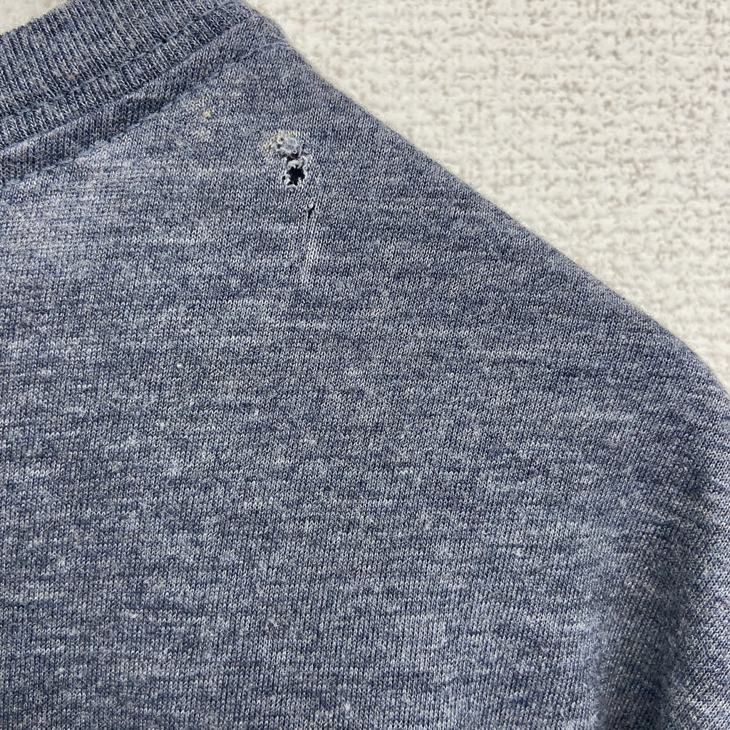 古着 used　NIKE ナイキ　半袖プリントTシャツ　DRI-FIT　スウッシュロゴ　グレー　クルーネック　カジュアル　Lサイズ