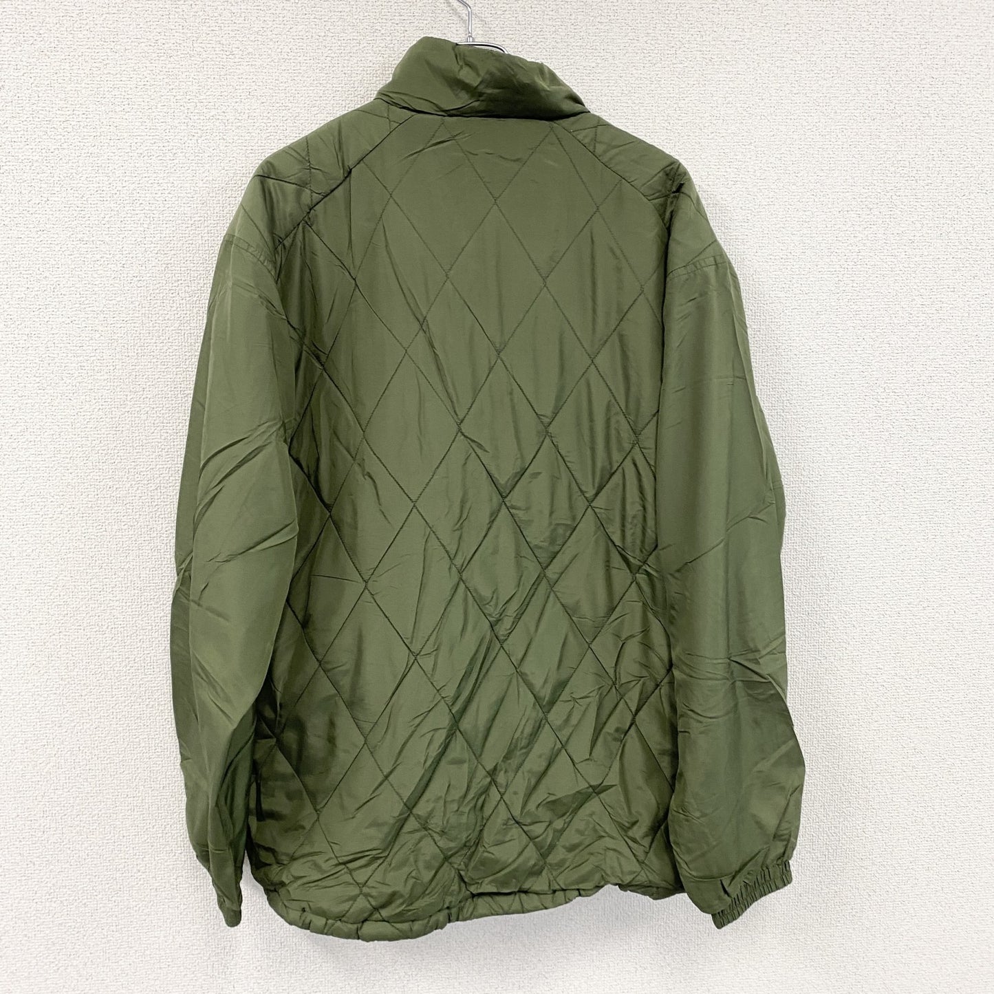 90s　Marmot　マーモット　キルティングジャケット　中綿入り　ヴィンテージ　カーキ　Lサイズ