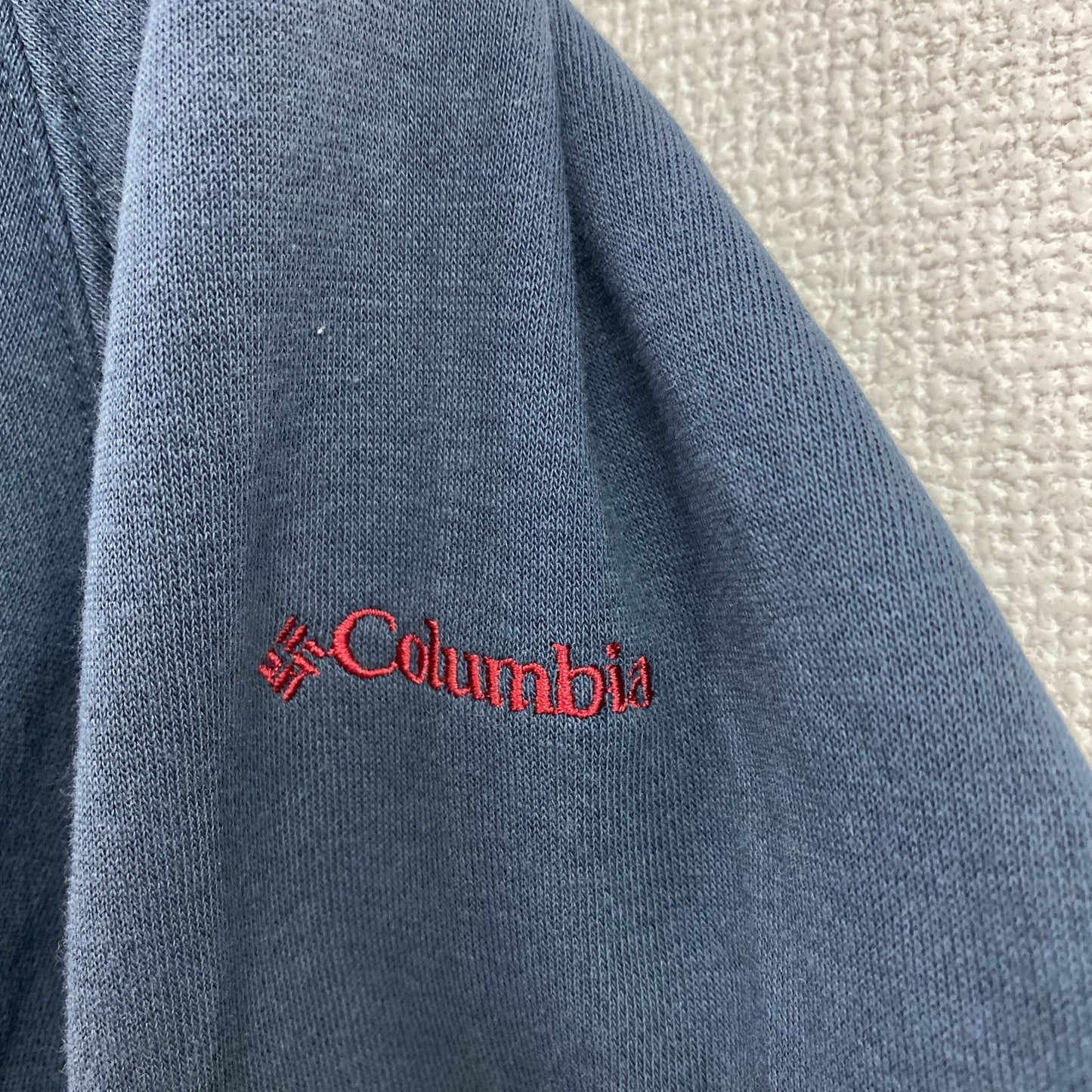 Columbia　コロンビア Omni-Wick　フルジップスウェットパーカー/フーディー　フェード　幾何学模様　紺　ネイビー　Mサイズ