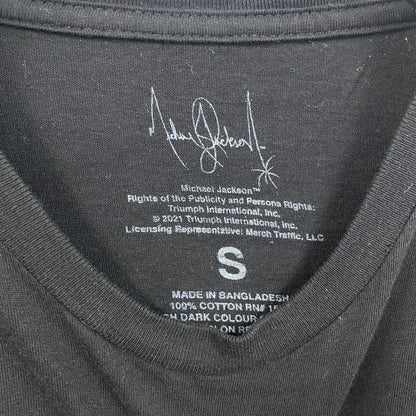 古着 used 　半袖音楽プリントTシャツ　マイケルジャクソン　ポップ　クルーネック　レトロデザイン　Sサイズ