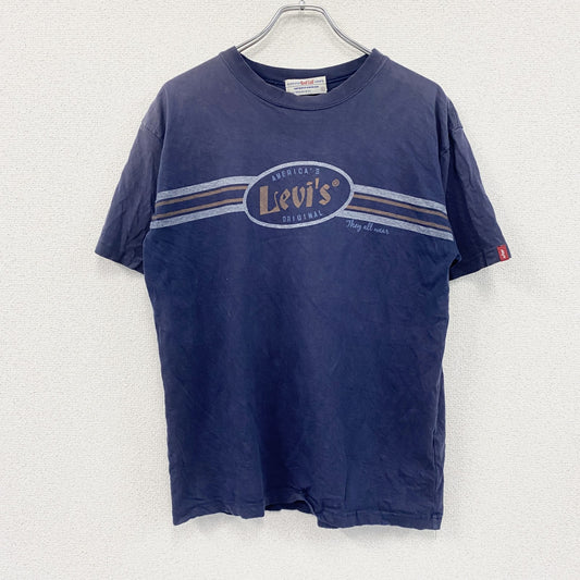 Levi’s　リーバイス　半袖プリントＴシャツ　紺　ネイビー　Lサイズ