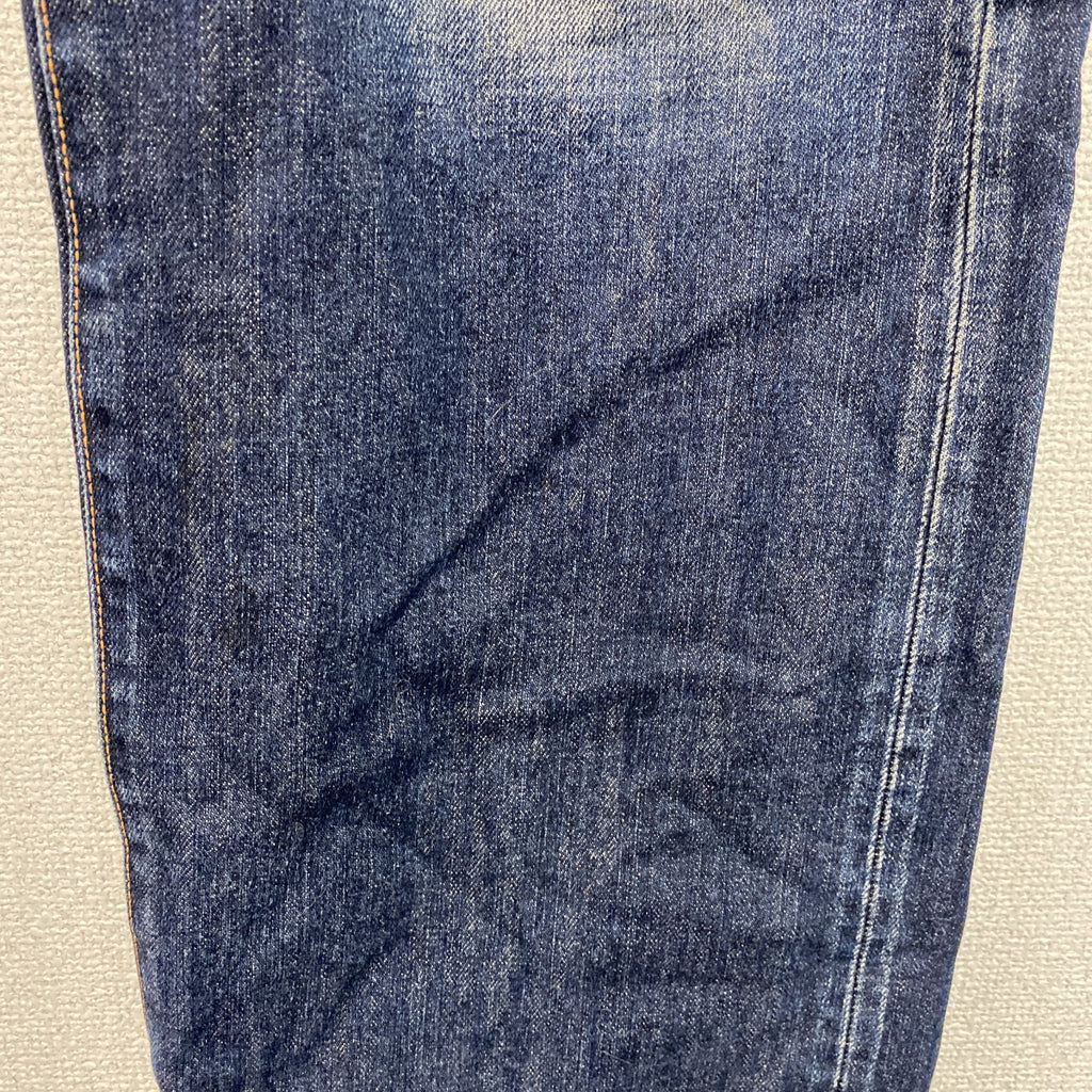 DENIM CRAFT　デニムパンツ/ジーンズ　縦落ち　鬼ヒゲ　ジップフライ　インディゴ　W40サイズ