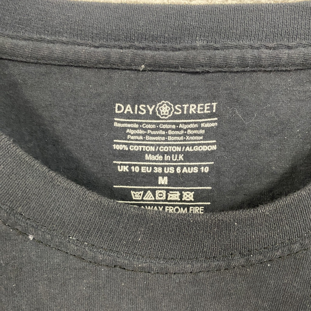 古着 used 　半袖プリントTシャツ　アート　太陽　マヤ文明　瞳　クルーネック　レトロデザイン　Sサイズ