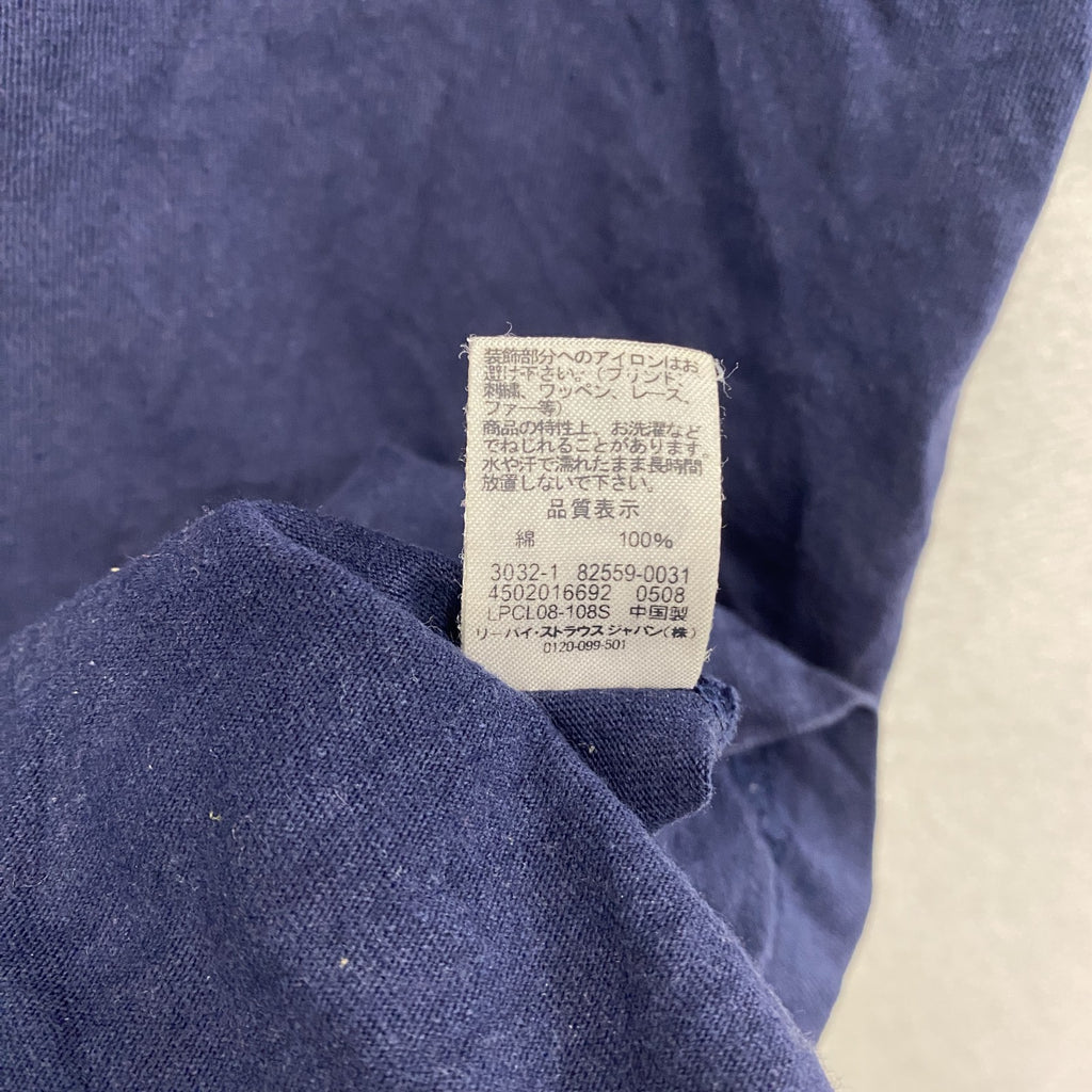 Levi’s　リーバイス　Red Tab　レッドタブ　半袖プリントＴシャツ　紺　ネイビー　Lサイズ