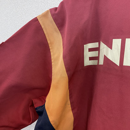 ENEOS　エネオス　ユニフォーム　作業着　ワークジャケット　フェード　デカロゴ　比翼仕立て　赤　レッド　XLサイズ