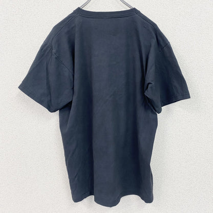 古着 used 　半袖プリントTシャツ　アート　太陽　マヤ文明　瞳　クルーネック　レトロデザイン　Sサイズ