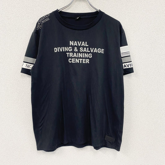 AVIREX　アヴィレックス　半袖プリントＴシャツ　黒　ブラック　2XLサイズ