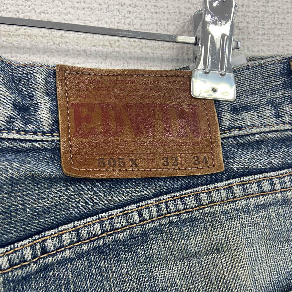EDWIN　エドウィン　505X　デニムパンツ/ジーンズ　ジップフライ　インディゴ　W32サイズ