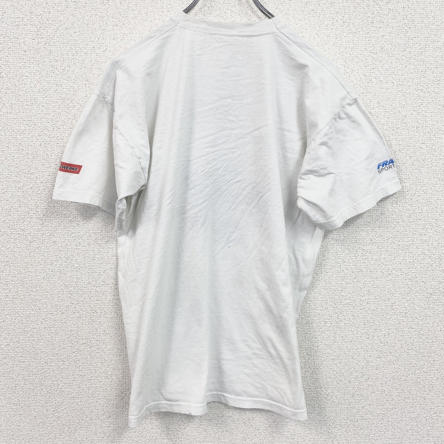 古着 used 　半袖プリントTシャツ　サーカス　ピエロ　アクロバティック　クルーネック　レトロデザイン　Mサイズ