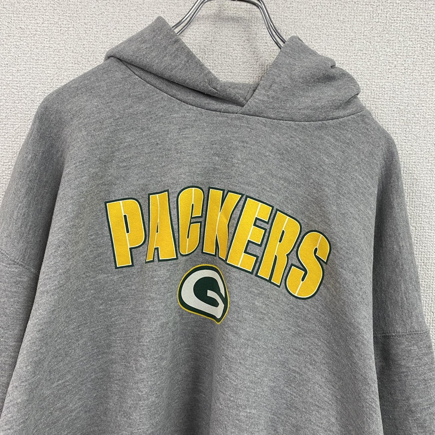 NFL　PACKERS　パッカーズ　スウェットパーカー/フーディー　灰色　グレー　