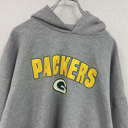 NFL　PACKERS　パッカーズ　スウェットパーカー/フーディー　灰色　グレー　