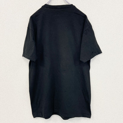 古着 used　進撃の巨人　半袖オリジナルアニメプリントTシャツ　リヴァイ兵長　クルーネック　レトロデザイン　黒　Lサイズ