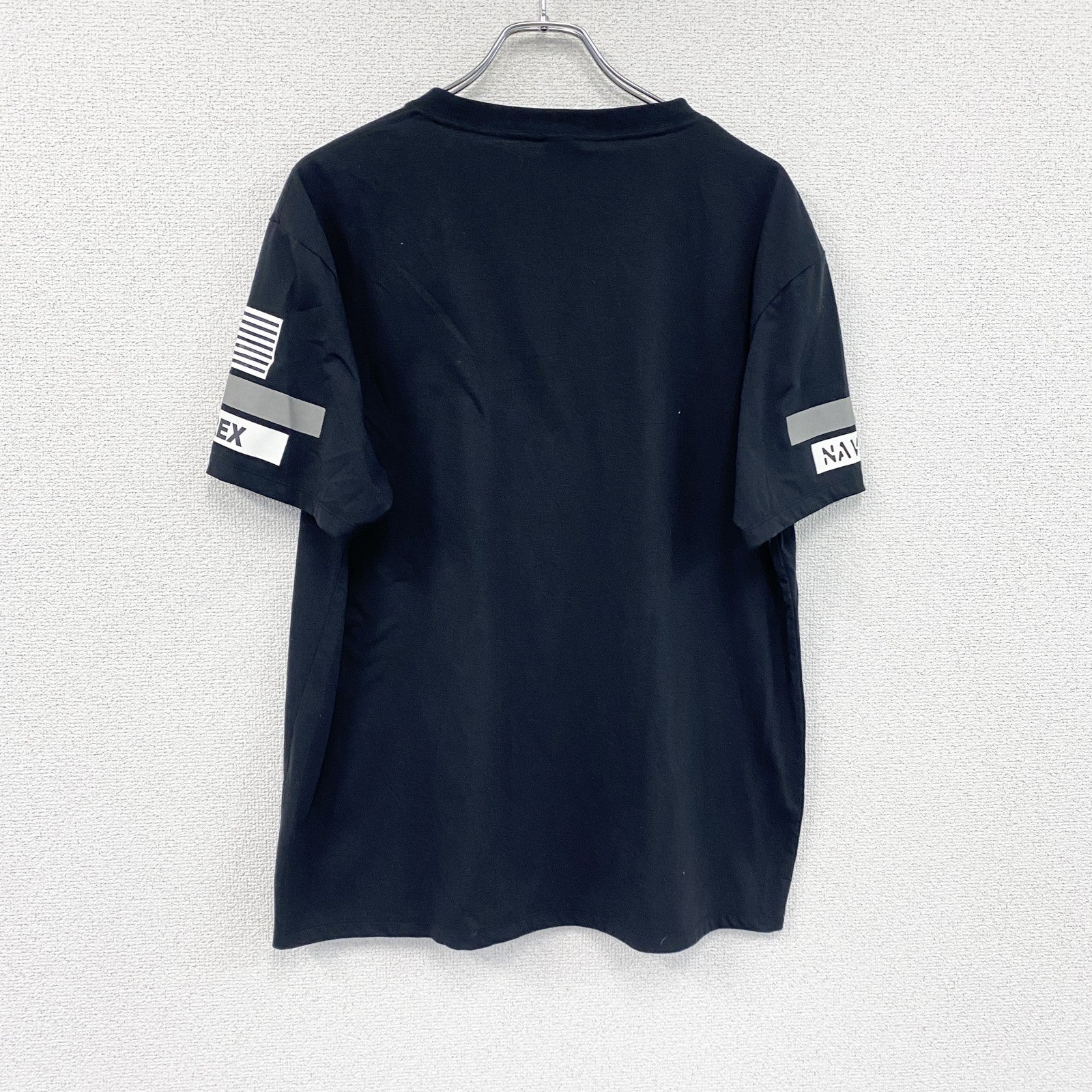 AVIREX　アヴィレックス　半袖プリントＴシャツ　黒　ブラック　2XLサイズ