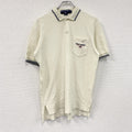 POLO SPORT　ポロスポーツ　半袖ポロシャツ　刺繍ロゴ　星条旗　アイボリー　Sサイズ