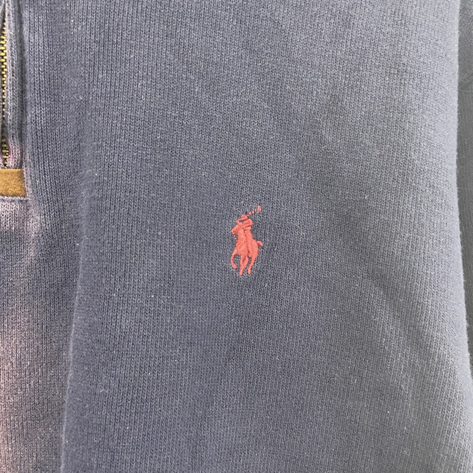 POLO RALPH LAUAN　ラルフローレン　ハーフジップスウェット/トレーナー　紺　ネイビー　Lサイズ