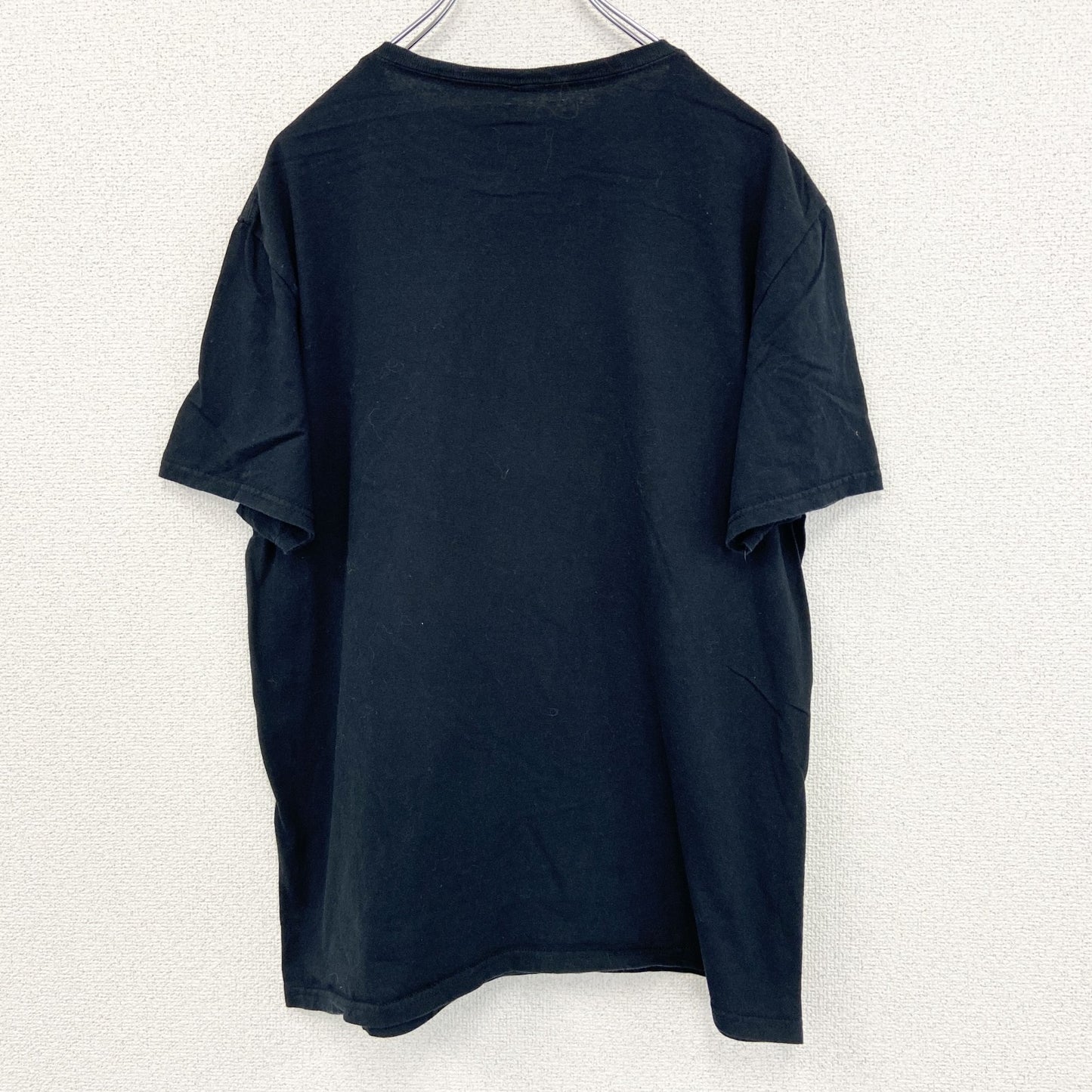 古着 used　DEF LEPPARD デフレパード　半袖バンドプリントTシャツ　カジュアル　ヒョウ　黒　クルーネック　Lサイズ