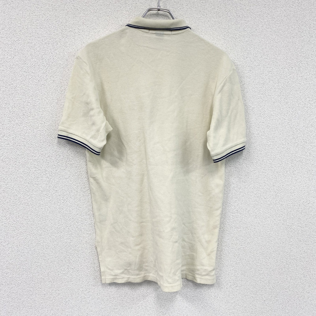 POLO SPORT　ポロスポーツ　半袖ポロシャツ　刺繍ロゴ　星条旗　アイボリー　Sサイズ