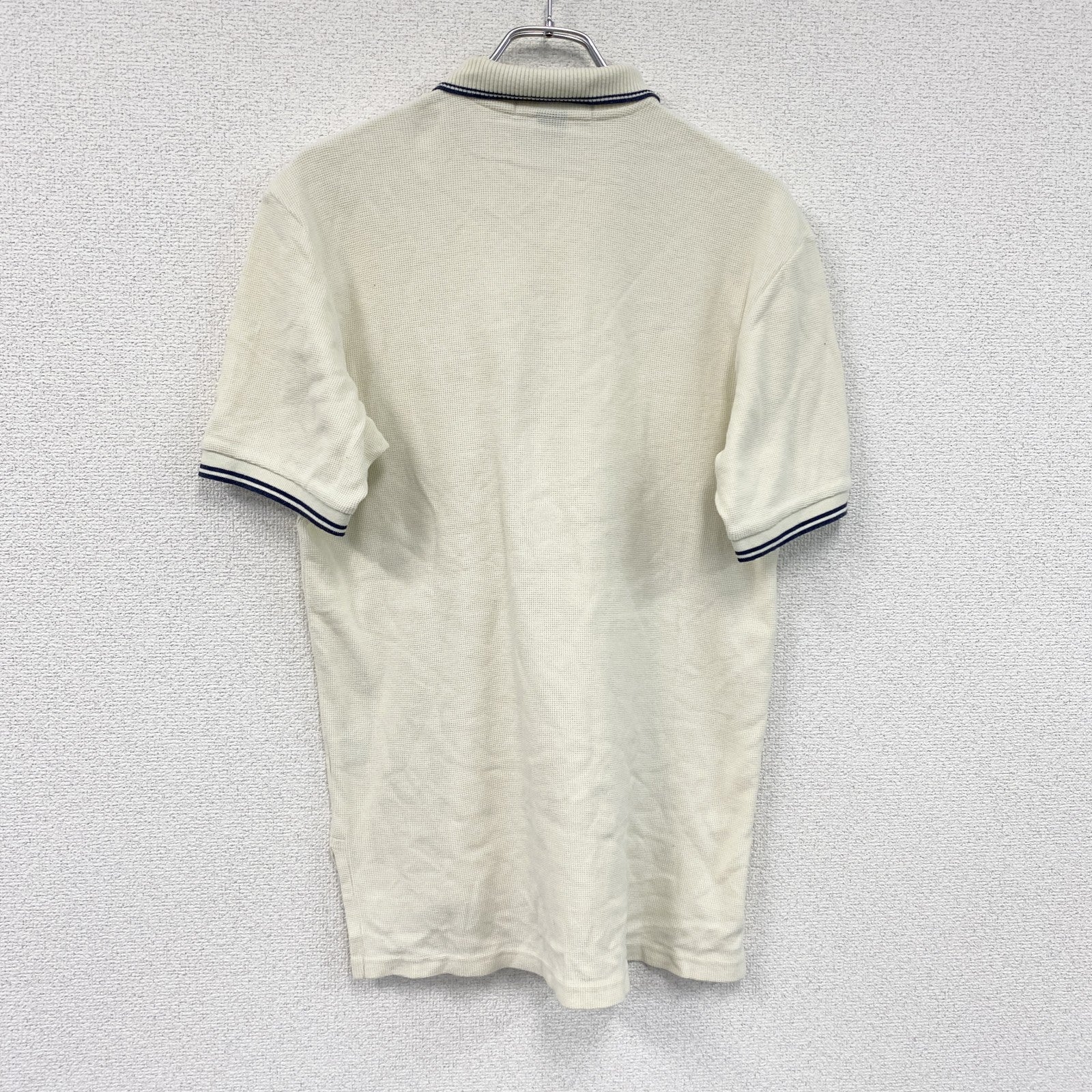 POLO SPORT　ポロスポーツ　半袖ポロシャツ　刺繍ロゴ　星条旗　アイボリー　Sサイズ
