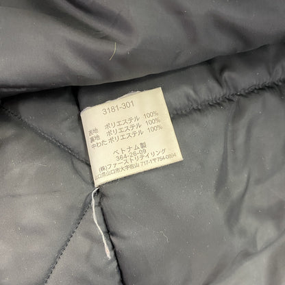～00s　OLD UNIQLO　オールドユニクロ　フルジップジャケット　中綿入り　比翼仕立て　黒　ブラック　Sサイズ