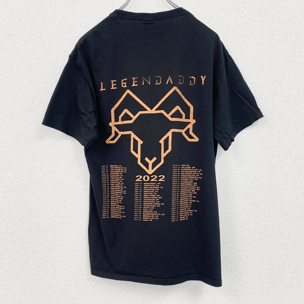 古着 used 　半袖音楽プリントTシャツ　ダディーヤンキー　ヒップホップ　クルーネック　レトロデザイン　Mサイズ
