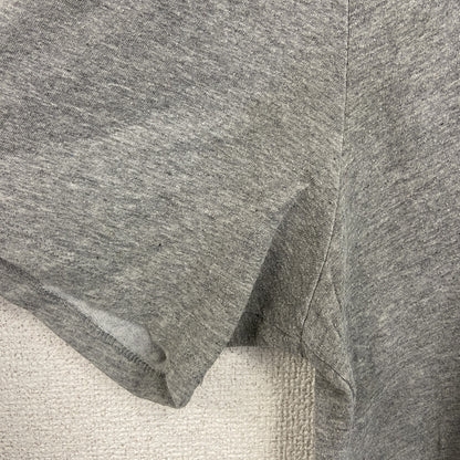 古着 used　NIKE ナイキ　半袖プリントTシャツ　カジュアルデザイン　スウッシュロゴ　グレー　クルーネック　XLサイズ