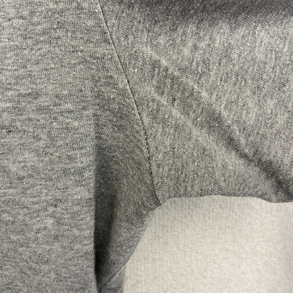 古着 used　NIKE ナイキ　半袖プリントTシャツ　カジュアルデザイン　スウッシュロゴ　グレー　クルーネック　XLサイズ