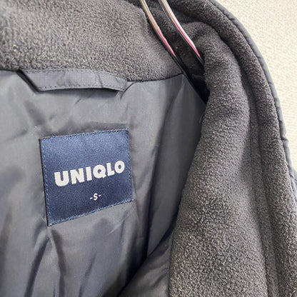 ～00s　OLD UNIQLO　オールドユニクロ　フルジップジャケット　中綿入り　比翼仕立て　紺　ネイビー　Sサイズ