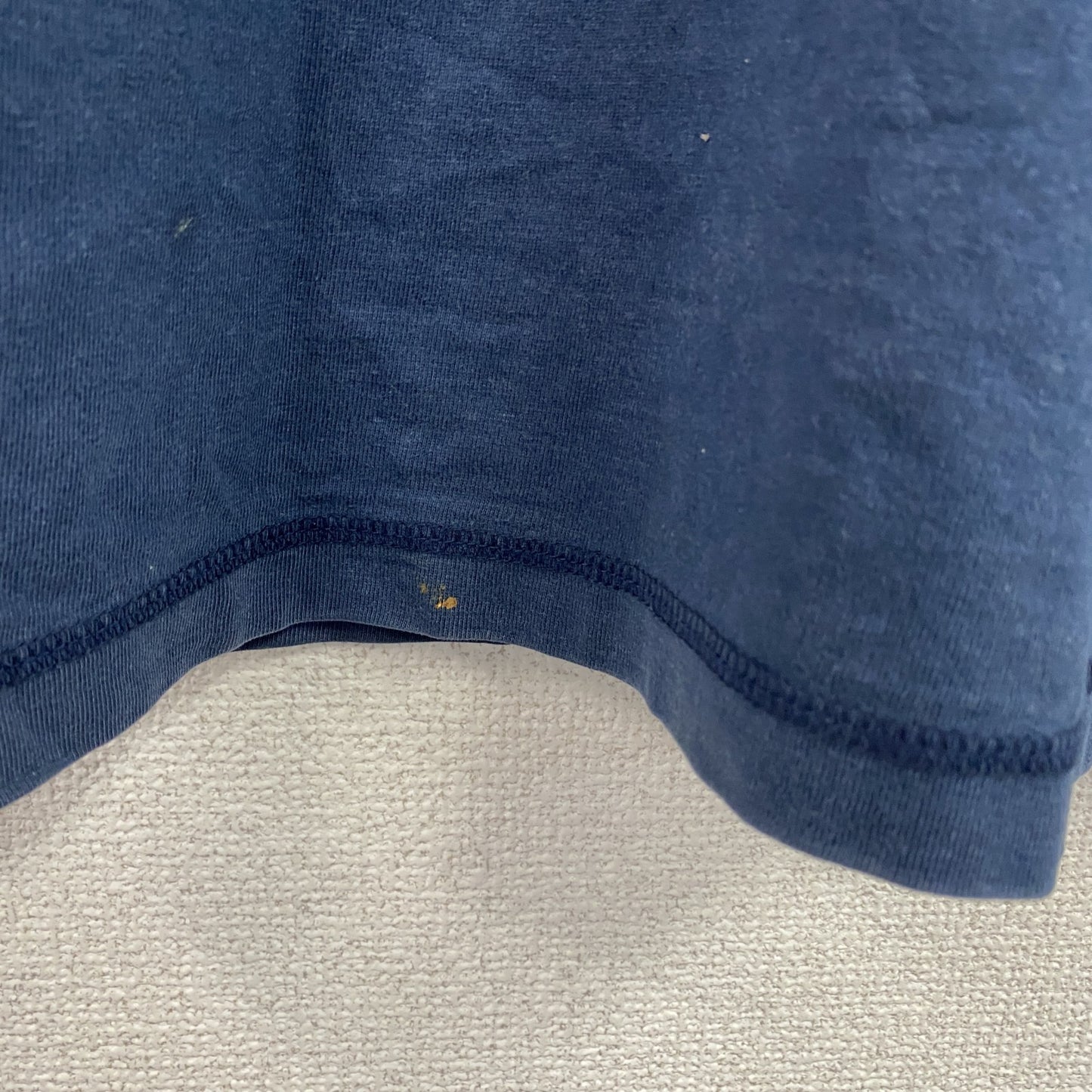 BARNS OUT FITTERS　バーンズアウトフィッターズ　長袖Tシャツ/ロンT　両V　紺　ネイビー　Lサイズ