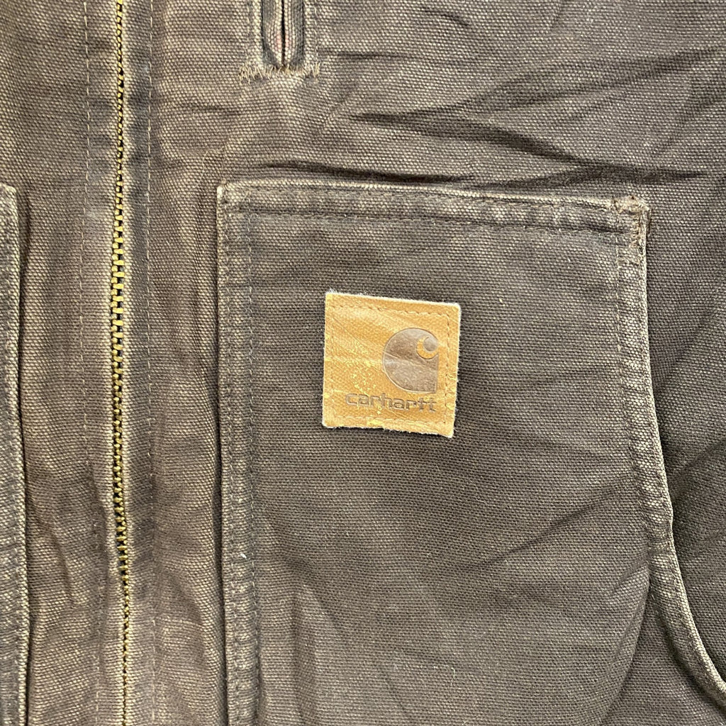 Carhartt　カーハート　サンドストーンリッジコート　ダックジャケット　ボアライナー　茶色　ブラウン　XLサイズ