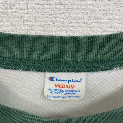 Champion　チャンピオン　長袖Tシャツ/ロンT　ラグランスリーブ　トリコタグ　復刻　白　ホワイト　Mサイズ