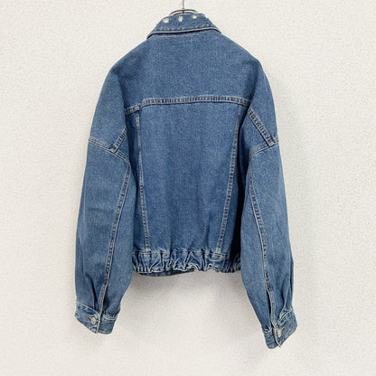 ZARA　ザラ　3rdタイプ　デニムジャケット/Gジャン　ダメージ加工　インディゴ
