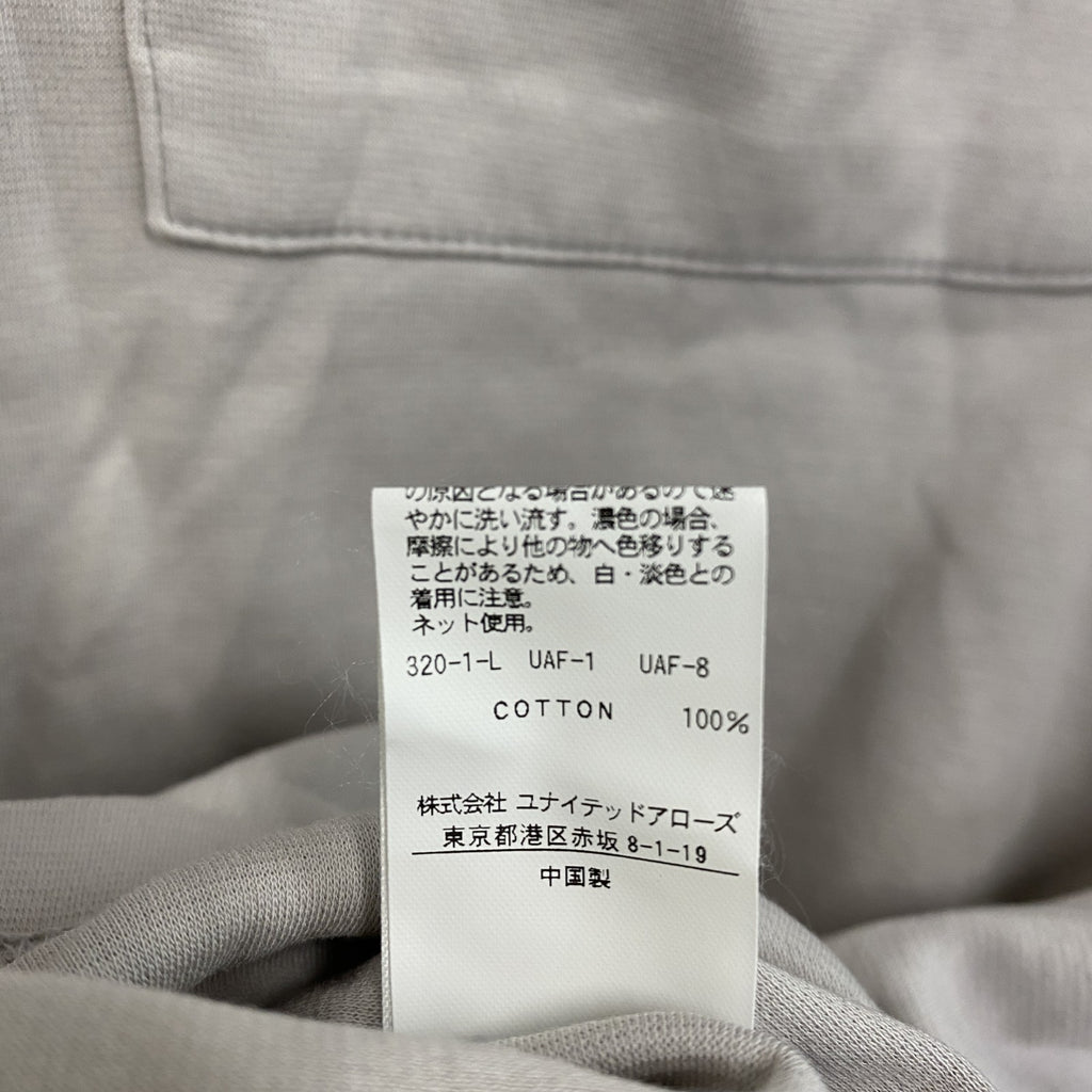 BEAUTY&YOUTH　ビューティ&ユース　半袖Tシャツ　シングルステッチ　灰色　グレー　XLサイズ