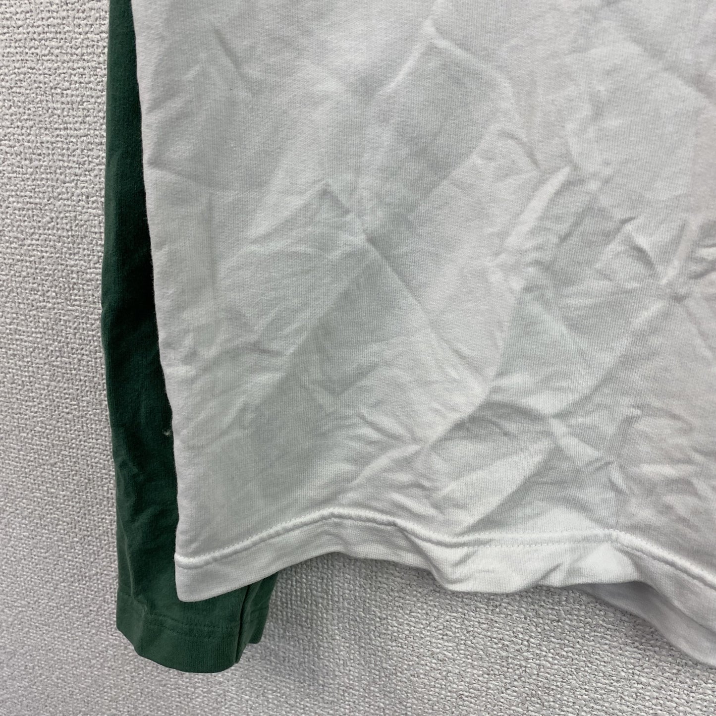 Champion　チャンピオン　長袖Tシャツ/ロンT　ラグランスリーブ　トリコタグ　復刻　白　ホワイト　Mサイズ