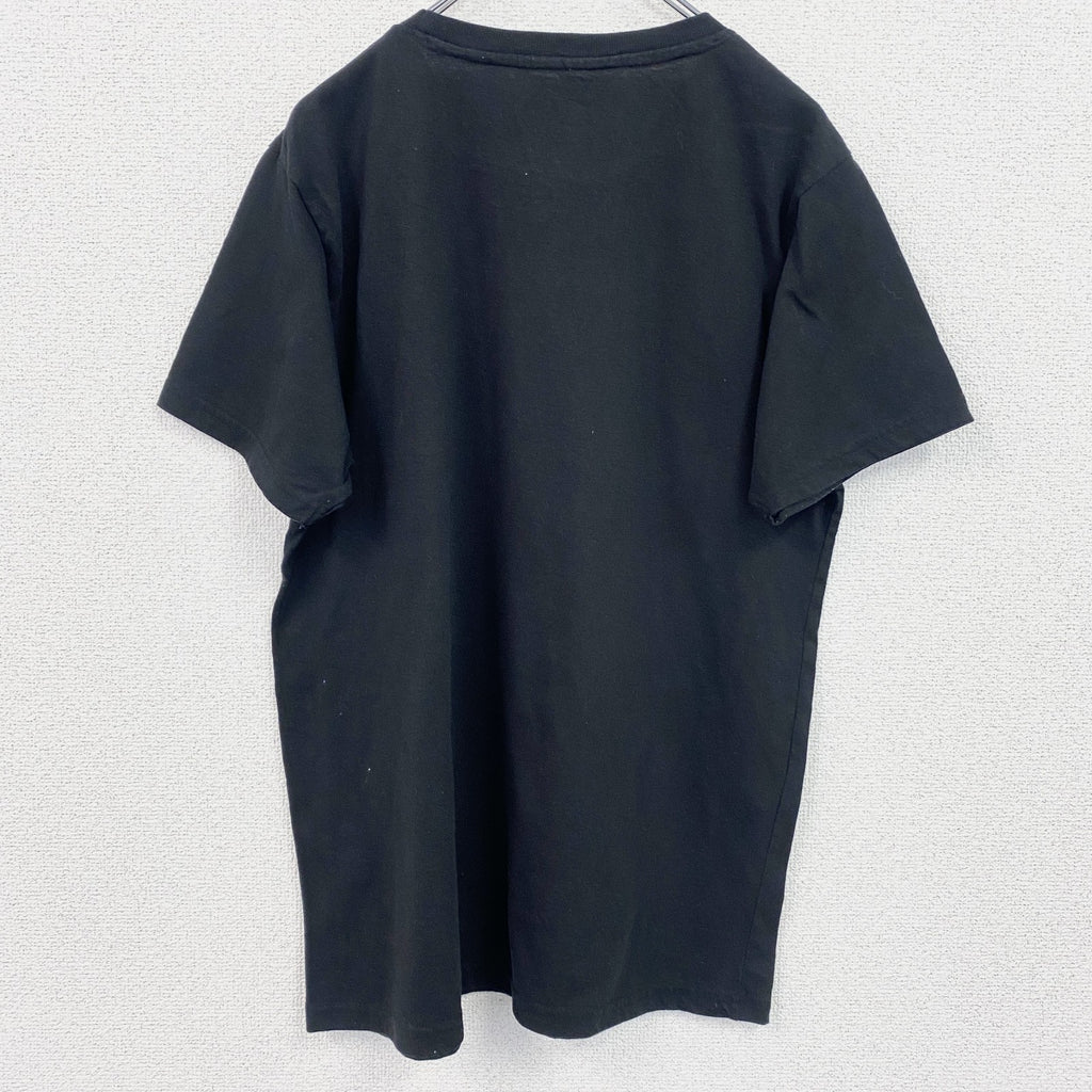 古着 used 　半袖音楽プリントTシャツ　アリーヤ　ヒップホップ　クルーネック　黒　ブラック　レトロデザイン　Lサイズ