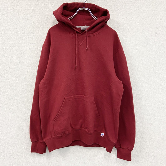 00s　RUSSEL　ラッセル　スウェットパーカー/フーディー　ヴィンテージ　赤　レッド　Lサイズ