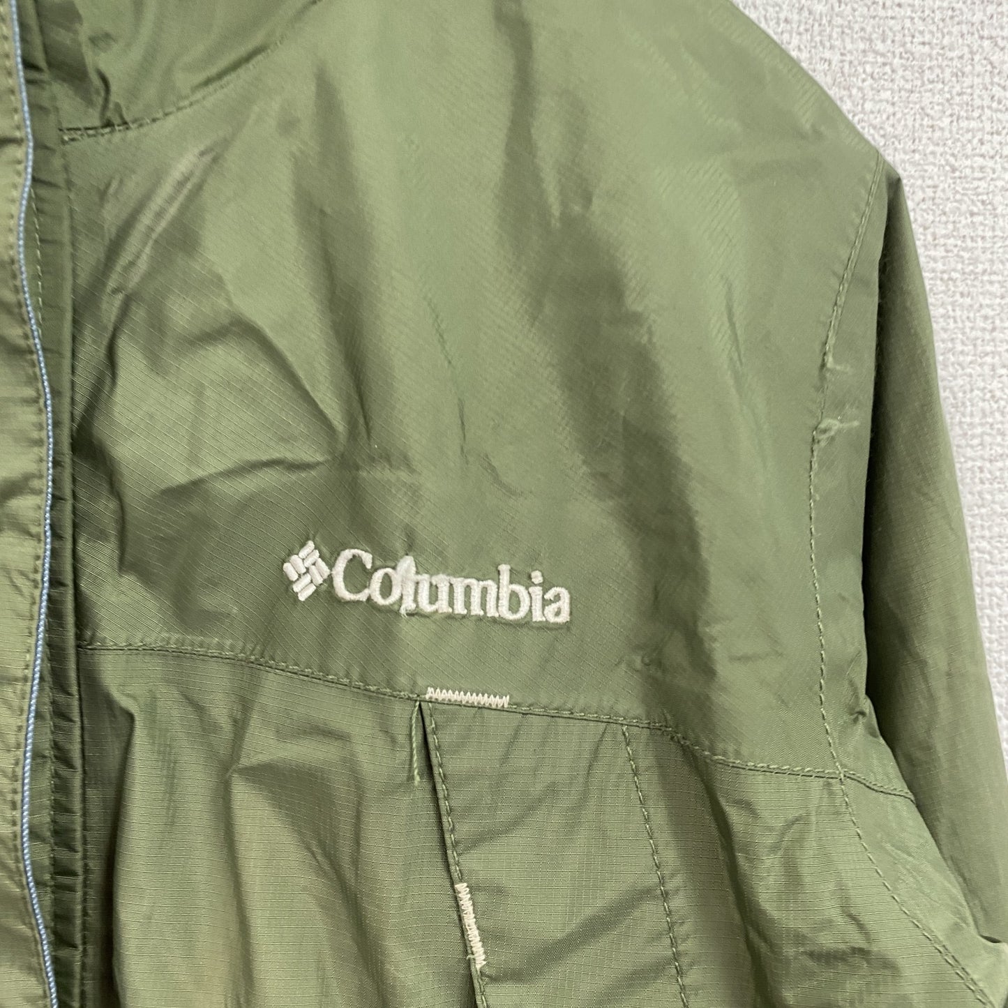 Columbia　コロンビア　OMNI-TECH　ナイロンジャケット　マウンテンパーカー　緑　グリーン　Lサイズ