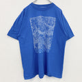 古着 used　半袖プリントTシャツ　レトロデザイン　クルーネック　シングルステッチ　グランドキャニオン　青　ブルー　Lサイズ
