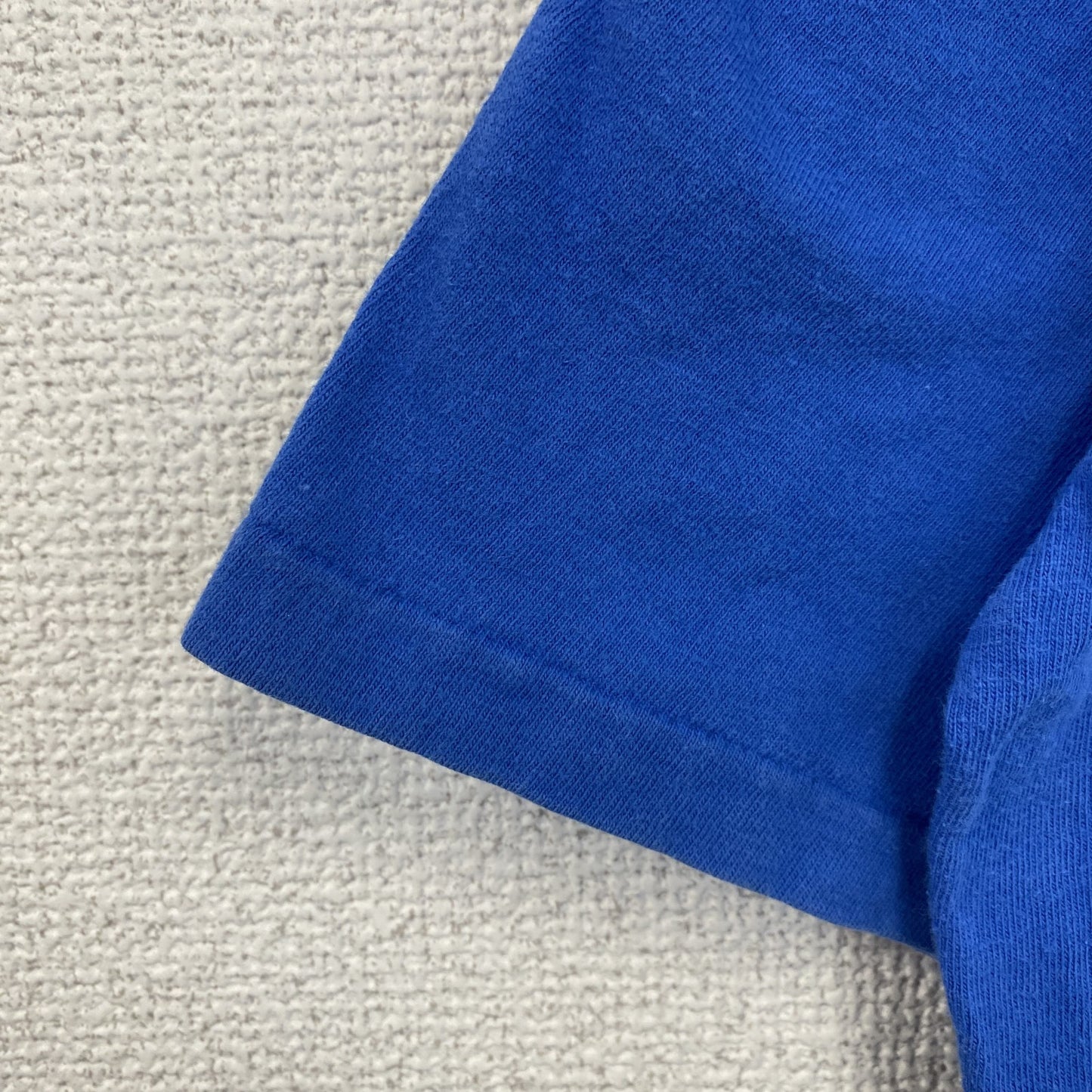 古着 used　半袖プリントTシャツ　レトロデザイン　クルーネック　シングルステッチ　グランドキャニオン　青　ブルー　Lサイズ